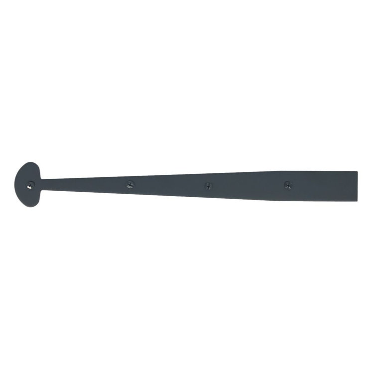 17.25" Matte Black Steel Decorative Dummy Strap