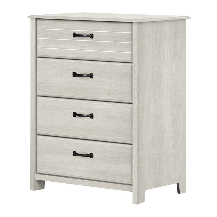 Winter Oak Traditional 4-Drawer Chest with Extra Deep Drawer