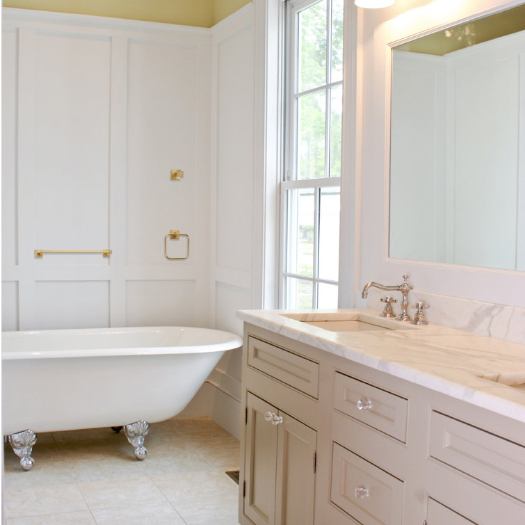 Dakota Matte Brass 4-Piece Bathroom Hardware Set