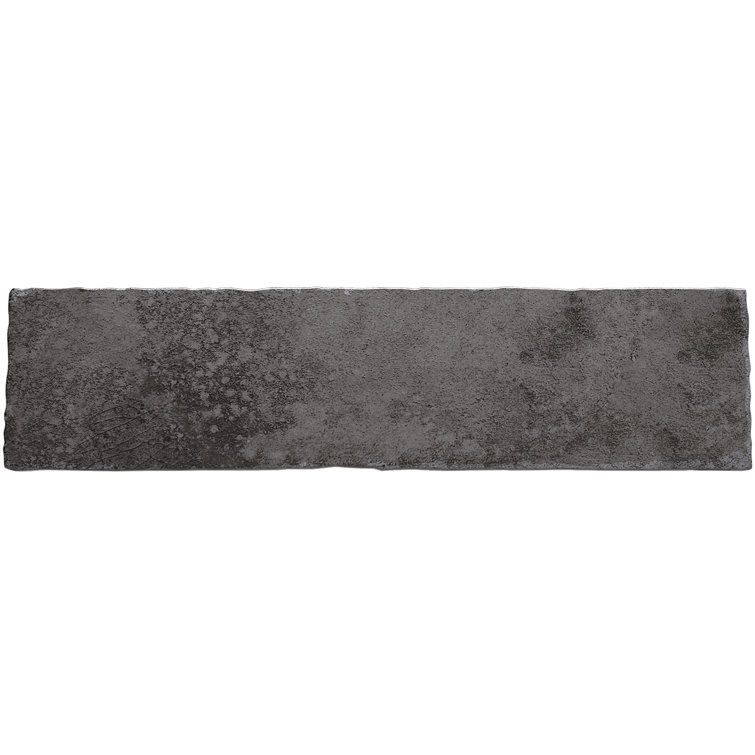 Vandalay Polished Gray 3x12 Industrial Subway Tile