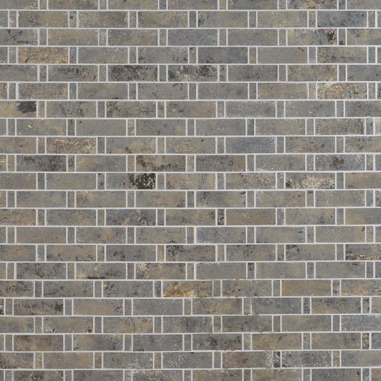 Mantis Sage Matte Porcelain Geometric Mosaic Tile 12" x 12"