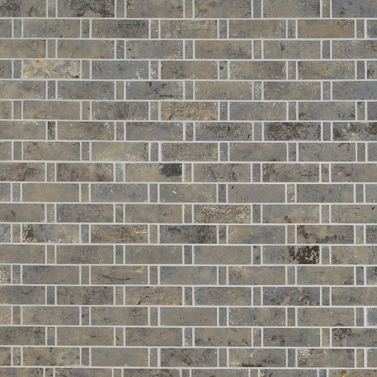Mantis Sage Matte Porcelain Geometric Mosaic Tile 12" x 12"