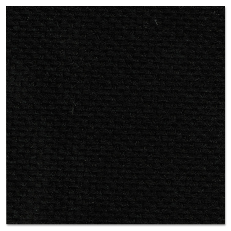 Black Adjustable Vinyl and Fabric Swivel Drafting Chair with Metal Frame