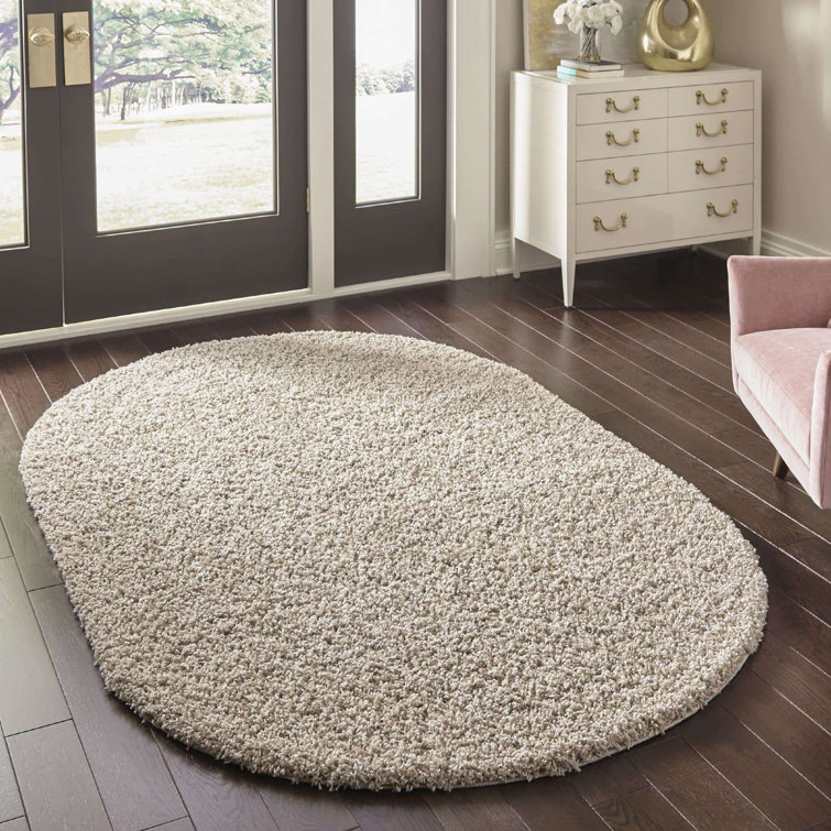Handmade Braided Wool Solid Gray Reversible Area Rug, 2' x 3'