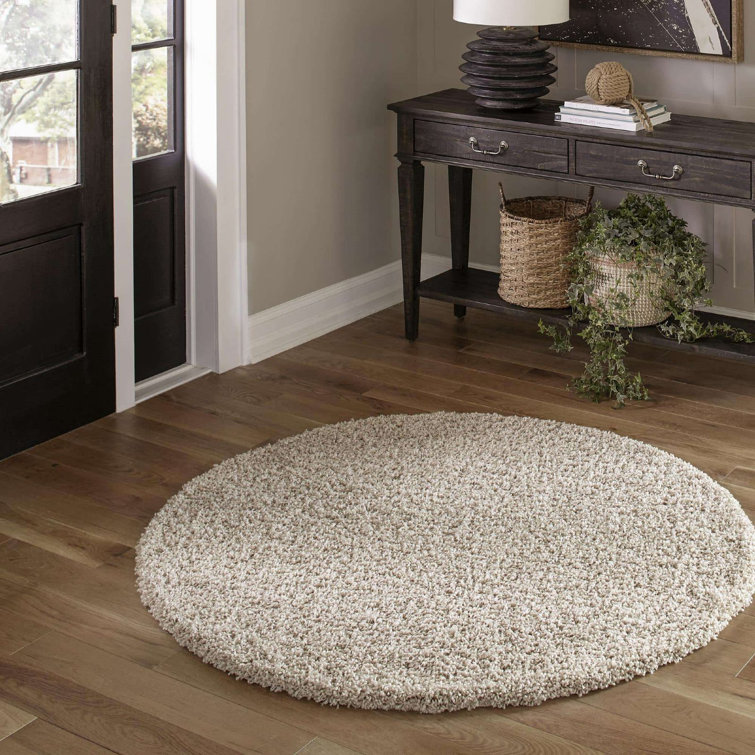 Handmade Braided Wool Solid Gray Reversible Area Rug, 2' x 3'