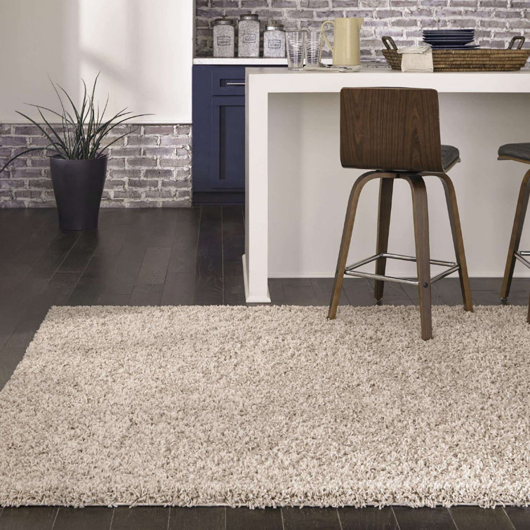 Handmade Braided Wool Solid Gray Reversible Area Rug, 2' x 3'