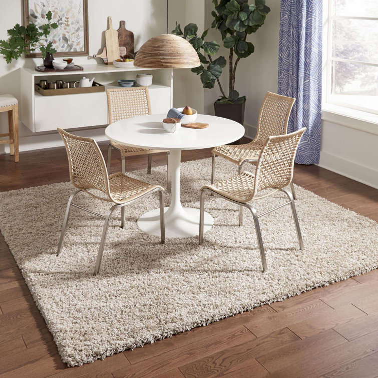 Handmade Braided Wool Solid Gray Reversible Area Rug, 2' x 3'