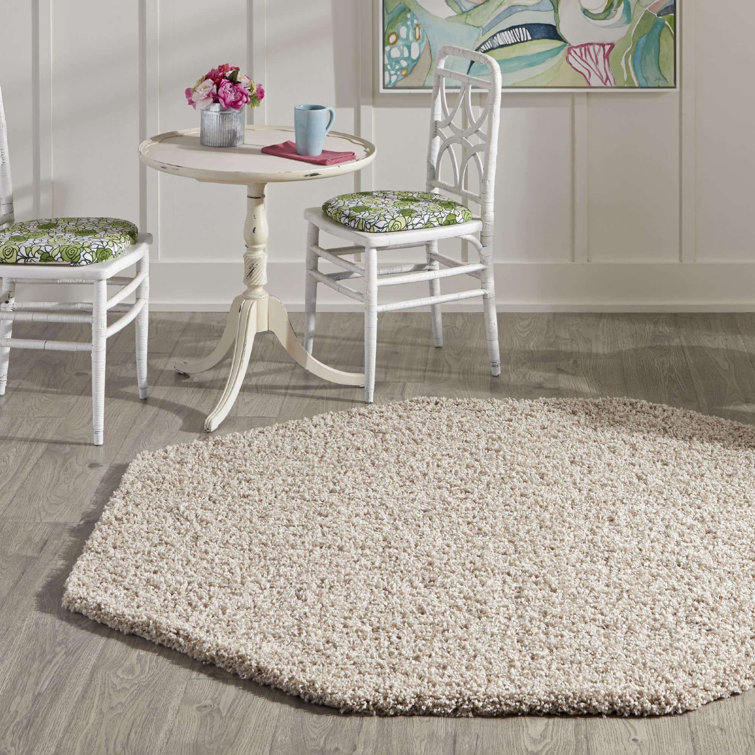 Handmade Braided Wool Solid Gray Reversible Area Rug, 2' x 3'