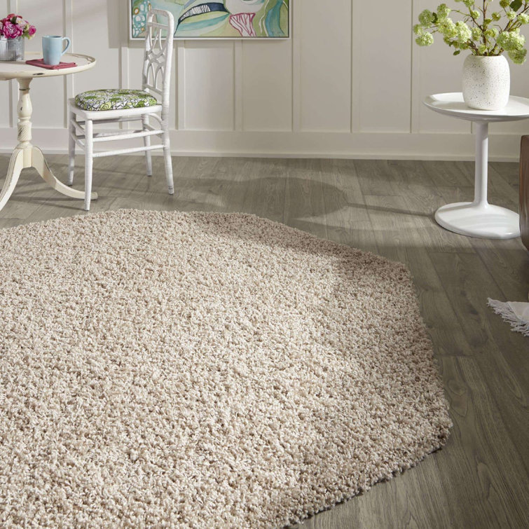Handmade Braided Wool Solid Gray Reversible Area Rug, 2' x 3'