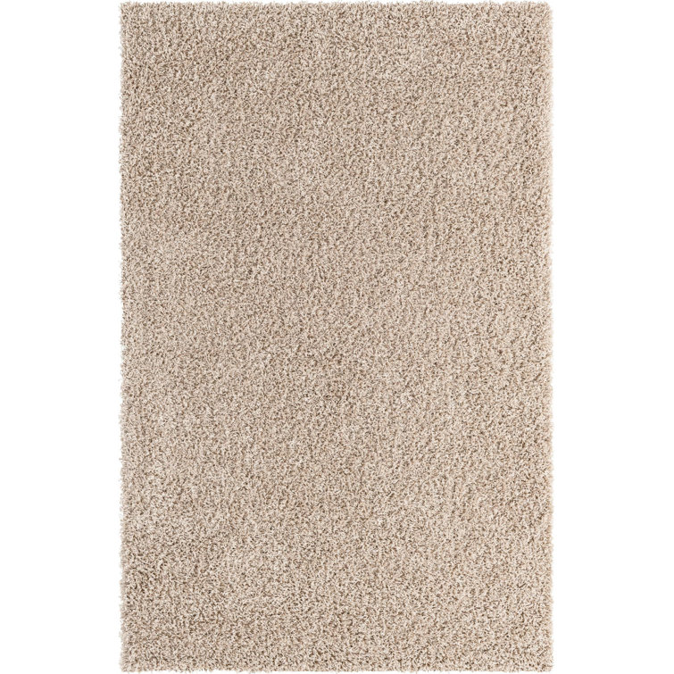 Handmade Gray Solid Wool Rectangular Area Rug, 5' x 8'