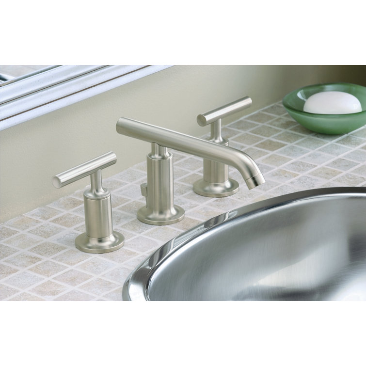 Purist Brushed Nickel 8" Widespread Bathroom Faucet