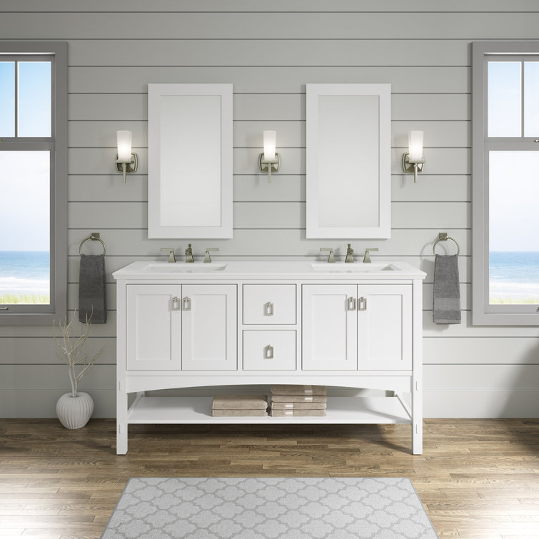 Elegant Vibrant Brushed Nickel Widespread Bathroom Faucet