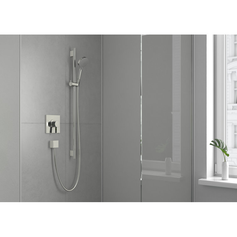 Unica S 36" Chrome Wall Slide Bar
