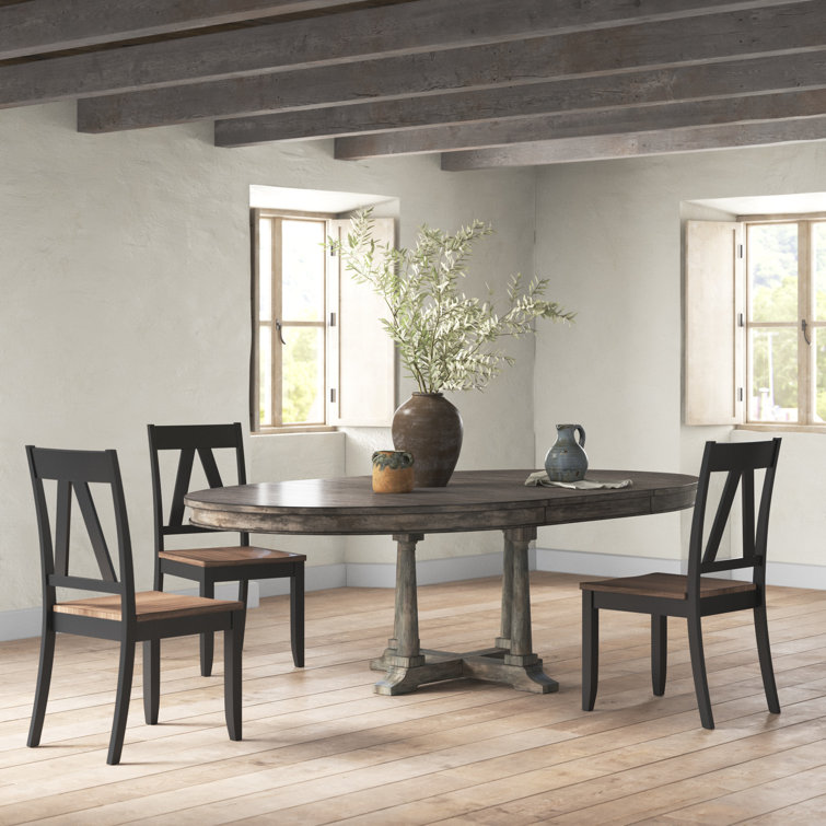 Lincoln Park Reclaimed Wood Extendable Oval Dining Table