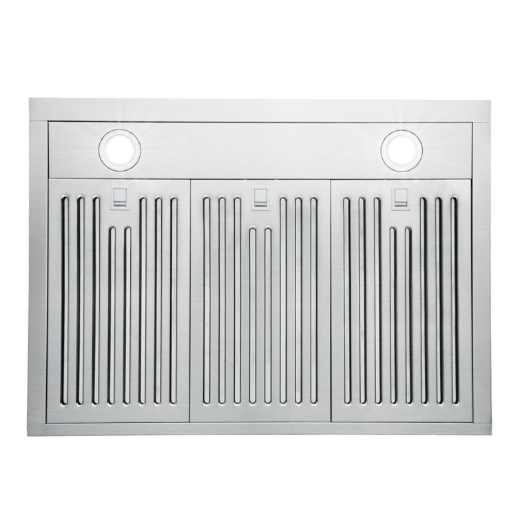30 Inch Stainless Steel Under Cabinet Range Hood with LED Lights