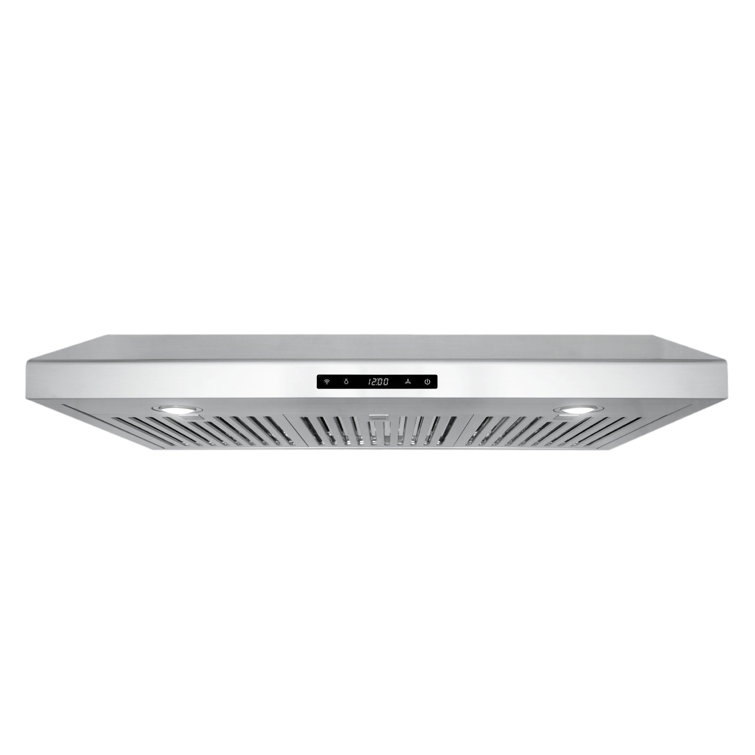 36-Inch Stainless Steel Under Cabinet Range Hood with LED Lights