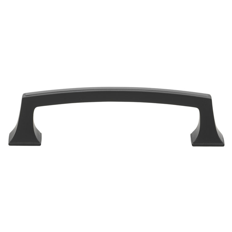 Matte Black 3.75" Arch Cabinet Pull with Mounting Hardware