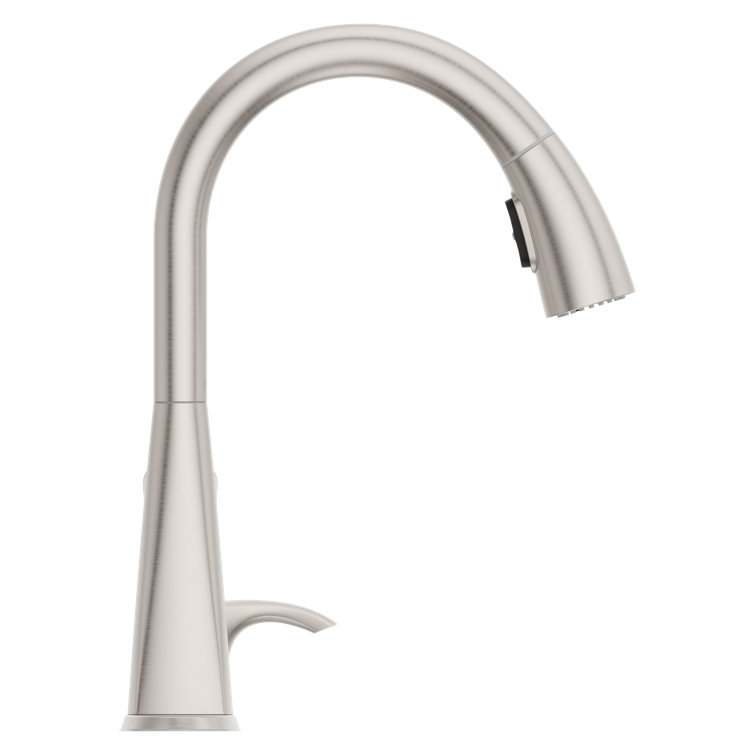 Spot Defense Stainless Steel Touchless Pull Down Kitchen Faucet with Soap Dispenser