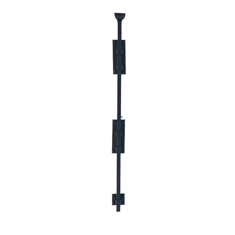 22-1/4" Matte Black Iron Cane Bolt Latch