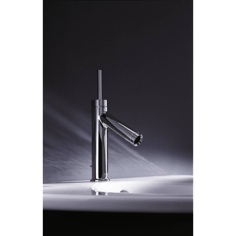 Modern Black Chrome 10" Single-Hole Brass Bathroom Faucet