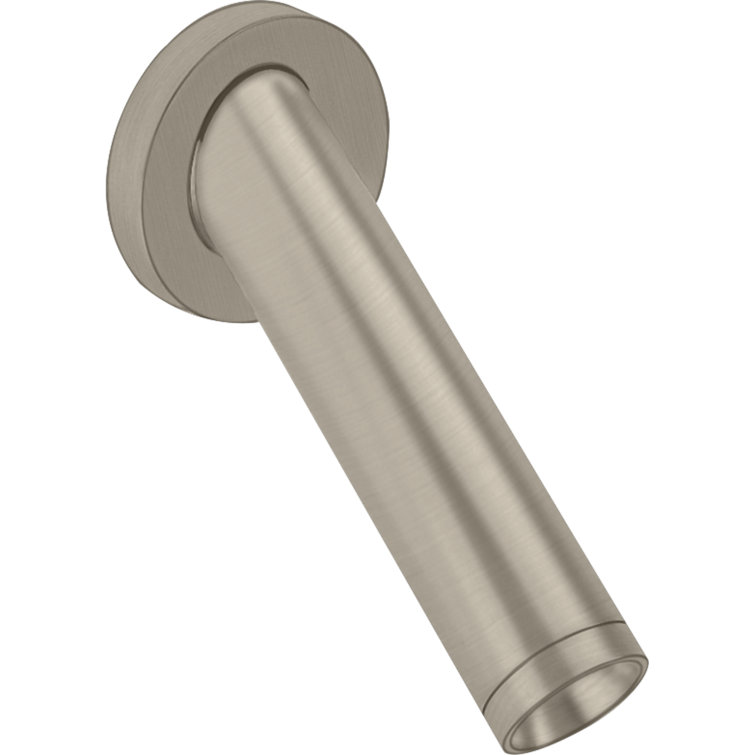 Brushed Nickel Wall Mounted Tub Spout with Diverter