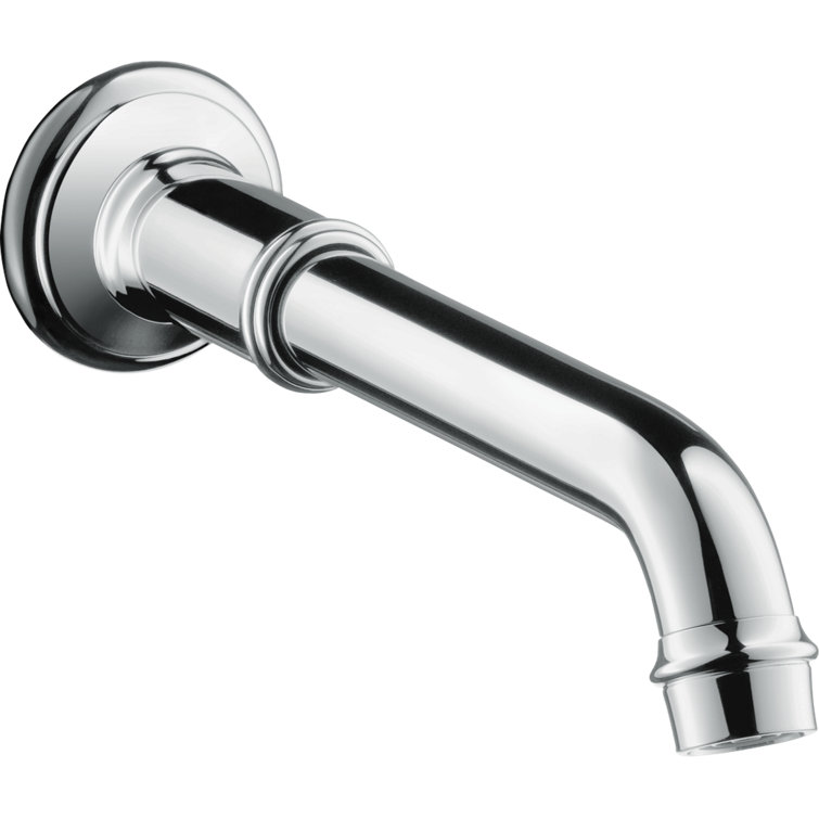 Traditional Chrome Wall Mounted Tub Spout