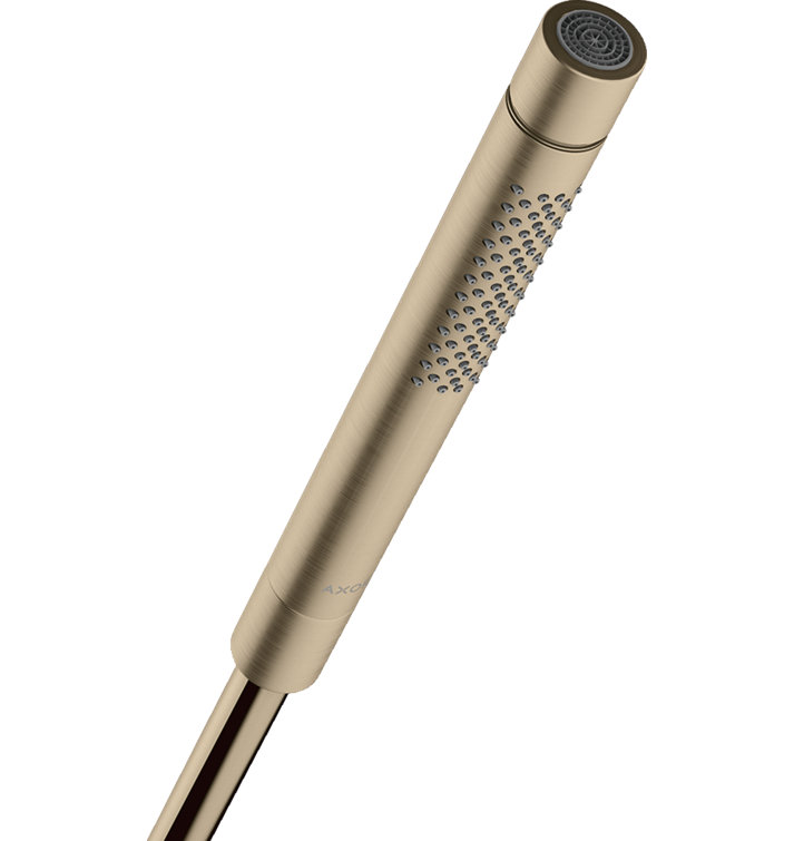 Brushed Nickel Modern Handheld Shower Head with Quick Clean
