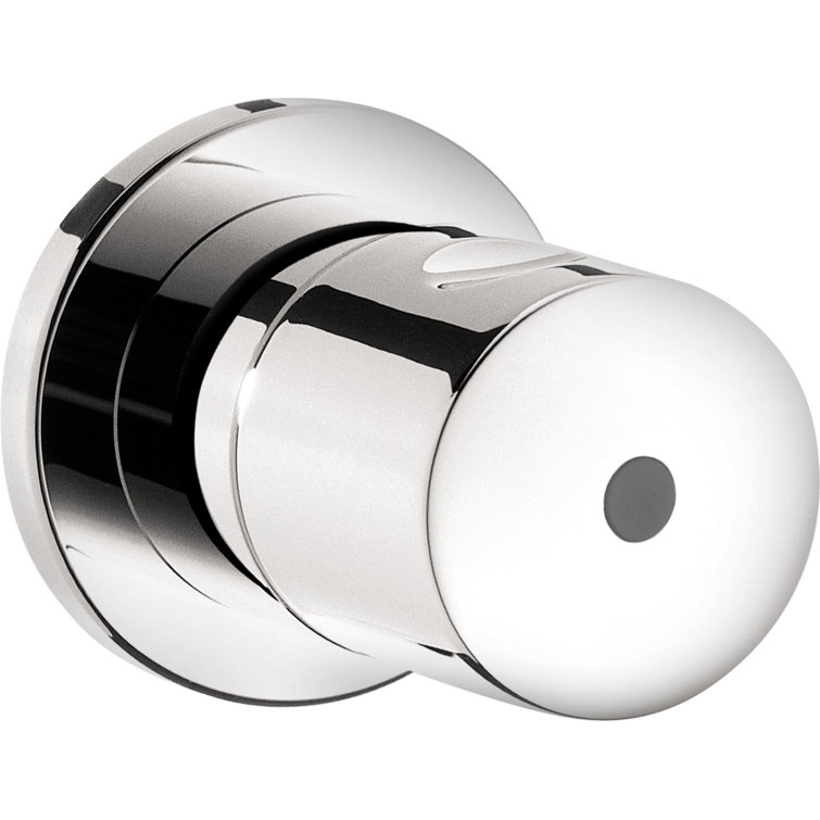Chrome Modern Volume Control Shower Trim Knob