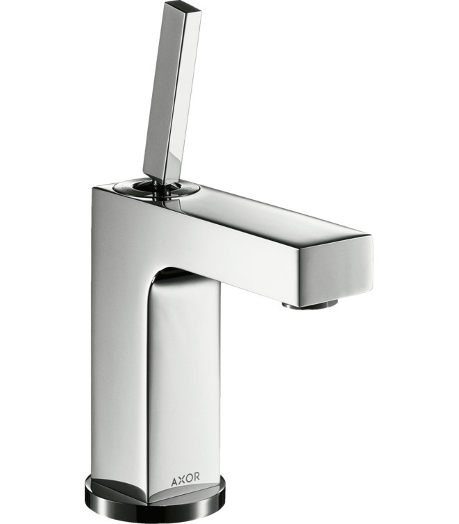 Elegant European 9" Tall Brushed Nickel Single Hole Faucet with Drain Assembly