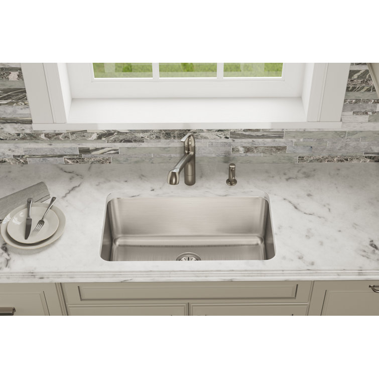 Lustertone 31" Stainless Steel Single Bowl Undermount Sink