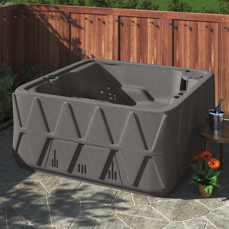 Keystone Gray 5-Person 29-Jet Plug & Play Hot Tub