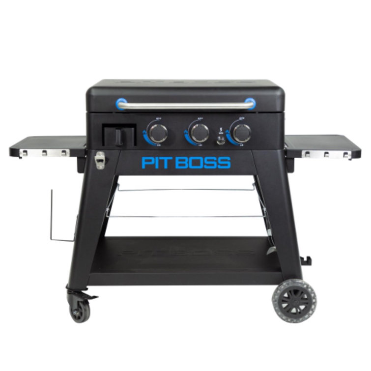 Pit Boss Black 3-Burner Portable Gas Griddle with Ceramic Surface