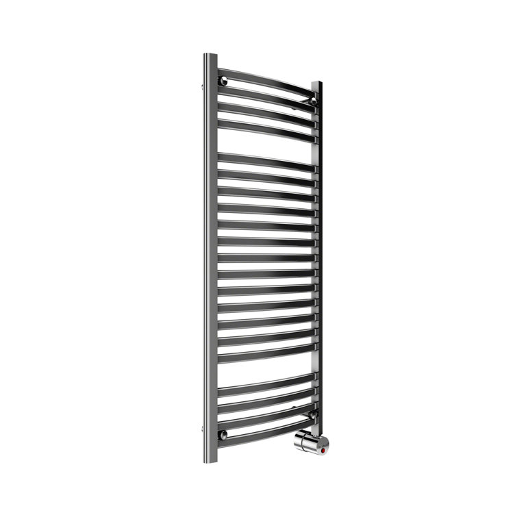 48" Polished Chrome Stainless Steel Wall-Mounted Towel Warmer