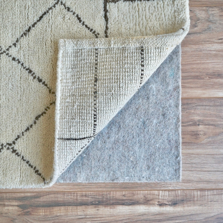 Eco-Plush 9' x 12' Gray Felt Rug Pad