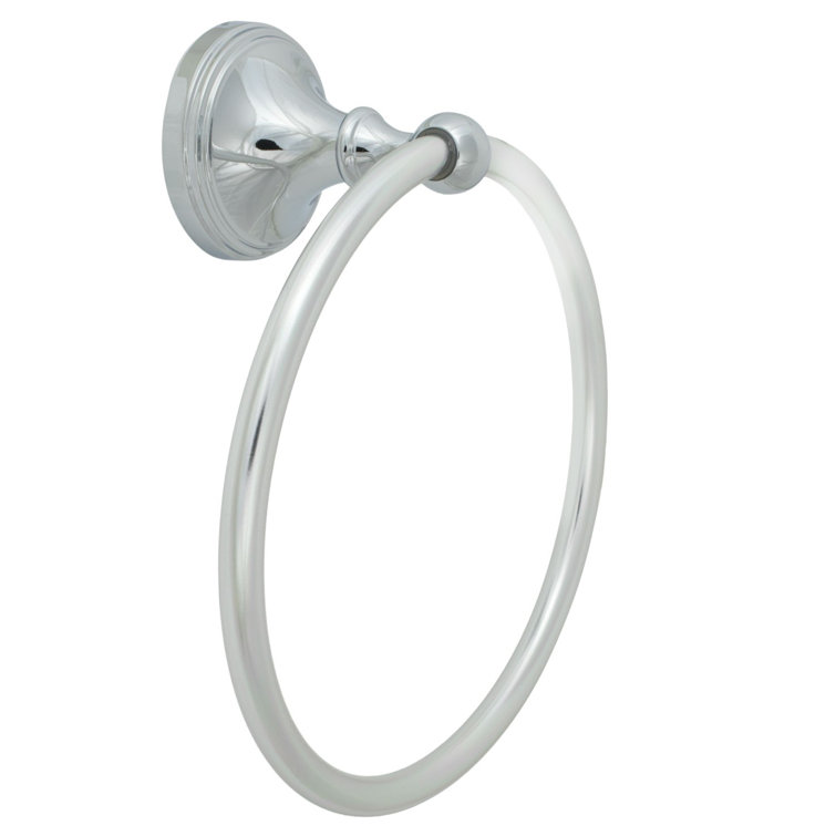 Annchester Polished Chrome Wall Mounted Towel Ring