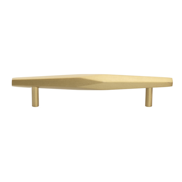 7-Inch Satin Gold Brushed Modern Industrial Bar Pull