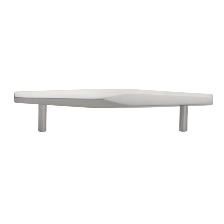 7-inch Brushed Nickel Faceted Cabinet Bar Pull