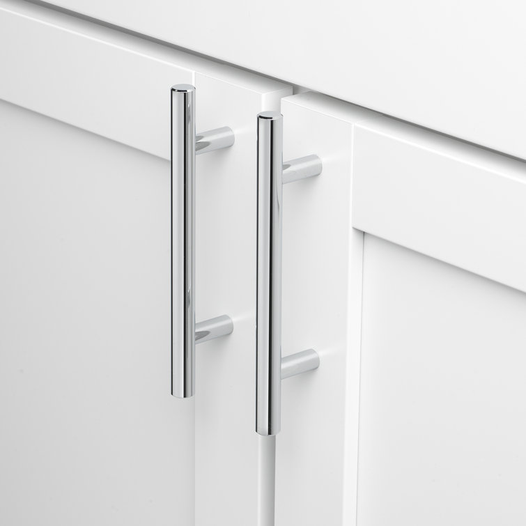 Polished Chrome 3" Center-to-Center Modern Bar Pull