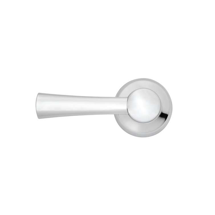 Universal Chrome Polished Toilet Tank Lever with PVC Handle