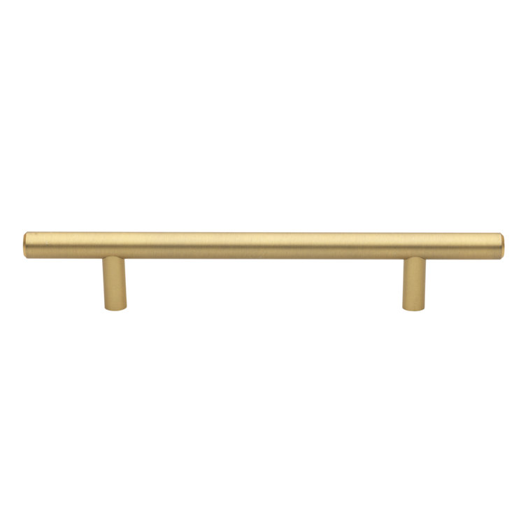 Satin Gold 9" Modern Bar Pull with Mounting Hardware