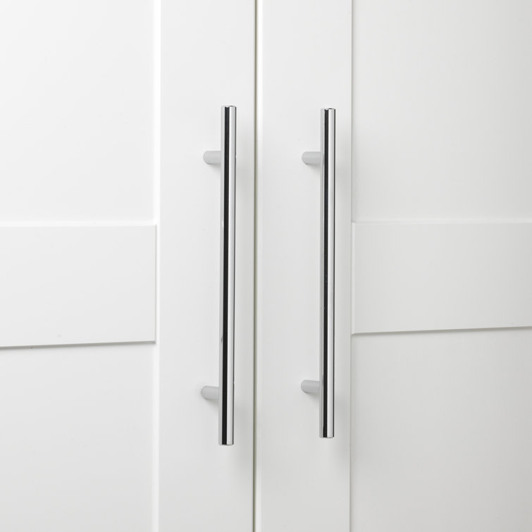 Polished Chrome 6-5/16" Modern Cabinet Bar Pulls Multipack