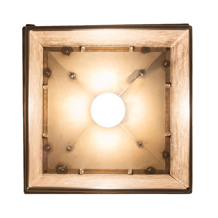 Tall Pines 50'' Antique Copper Lantern Pendant with Silver Mica Panels