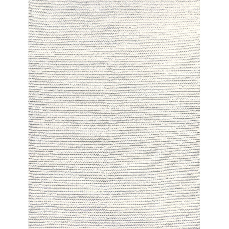 Arlow Hand Braided Light Gray Cotton Synthetic Area Rug