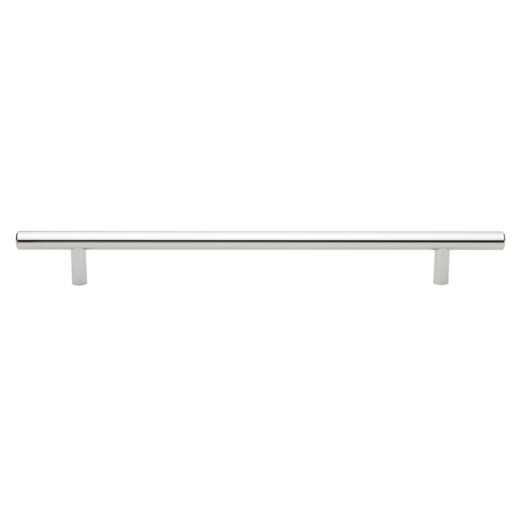 Polished Chrome 9" Modern Cabinet Bar Pulls, Pack of 10