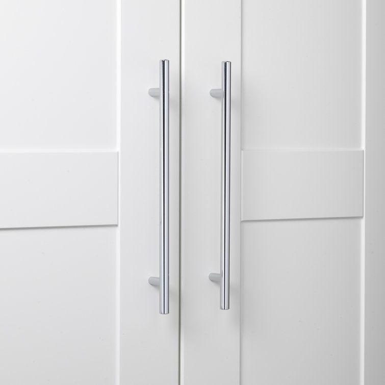 Polished Chrome 6-5/16" Modern Cabinet Bar Pulls Multipack