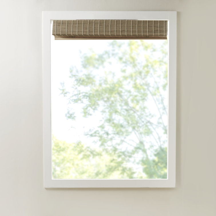 Natural Ash Bamboo Cordless Roman Shade 35" x 64"