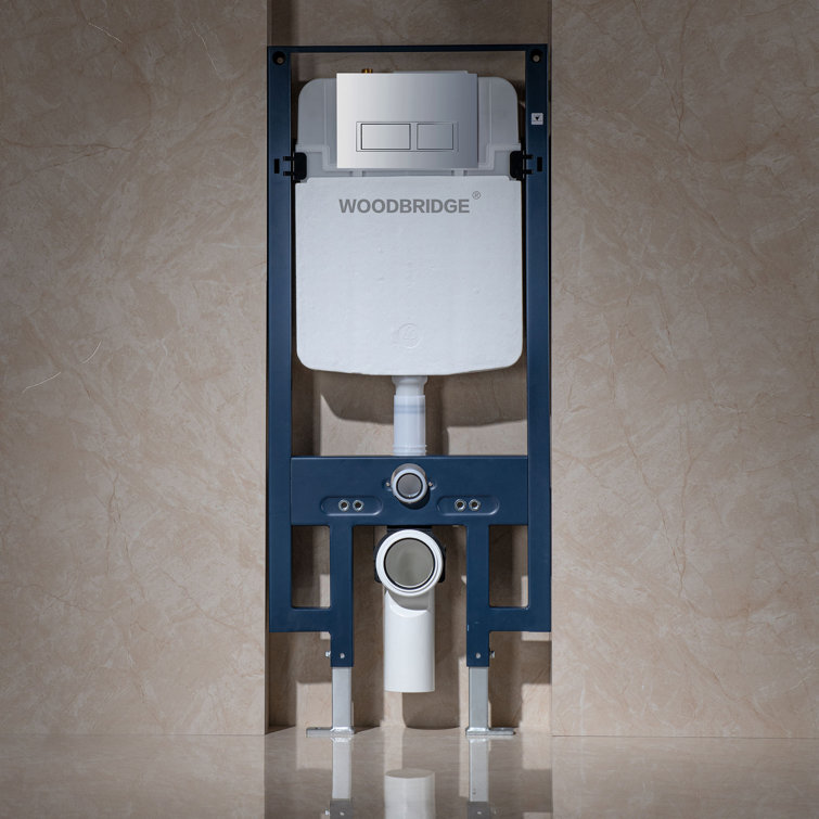 Elongated Wall Mounted Dual Flush High Efficiency Toilet