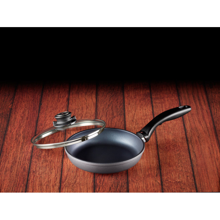 Swiss Diamond 8" Non-Stick Aluminum Fry Pan with Glass Lid