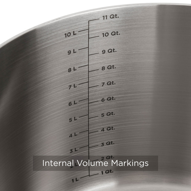 Viking 12-Quart Stainless Steel Stock Pot with Lid