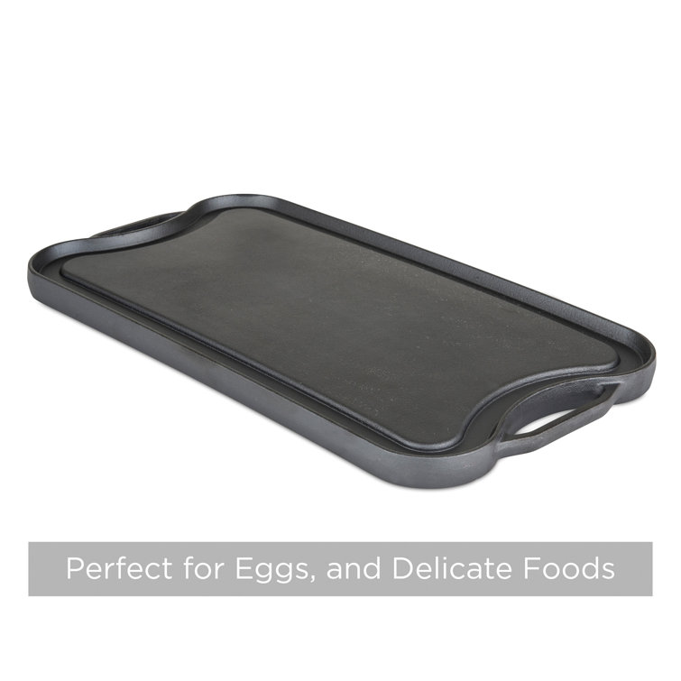 Viking 20-Inch Black Cast Iron Reversible Grill Griddle